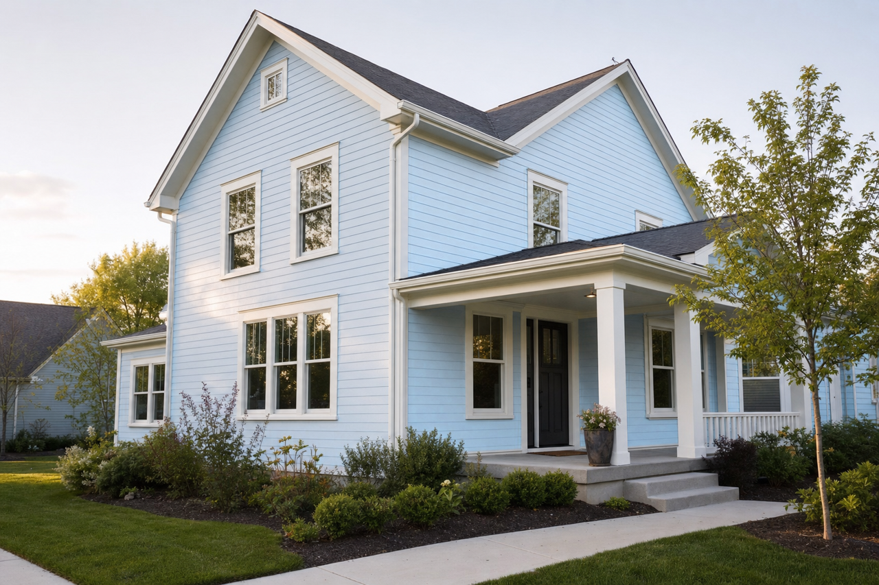 Gentle Wind by Valspar on exterior