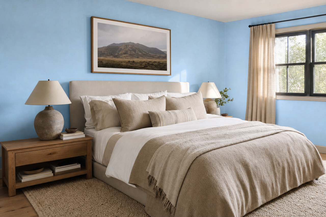Bluish by Valspar on interiors