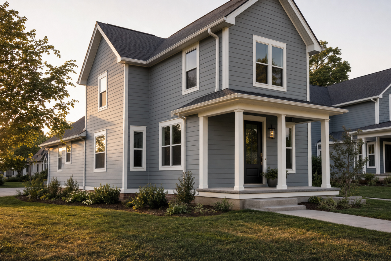 Iron Frost by Valspar on exterior