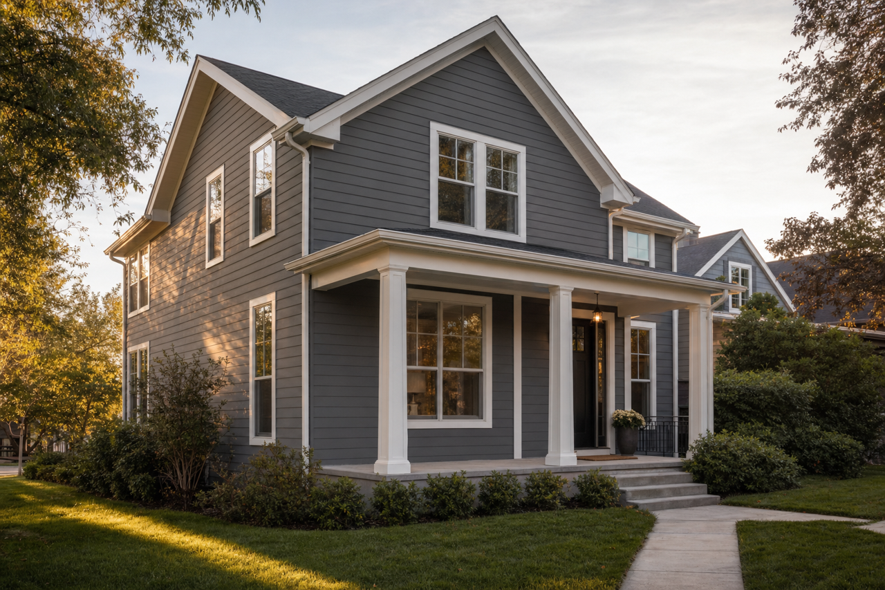 Blindfold by Valspar on exterior