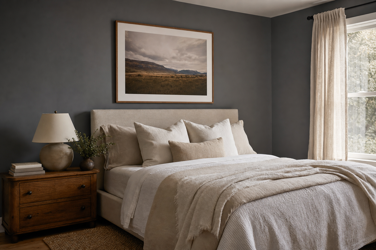Blindfold by Valspar on interiors