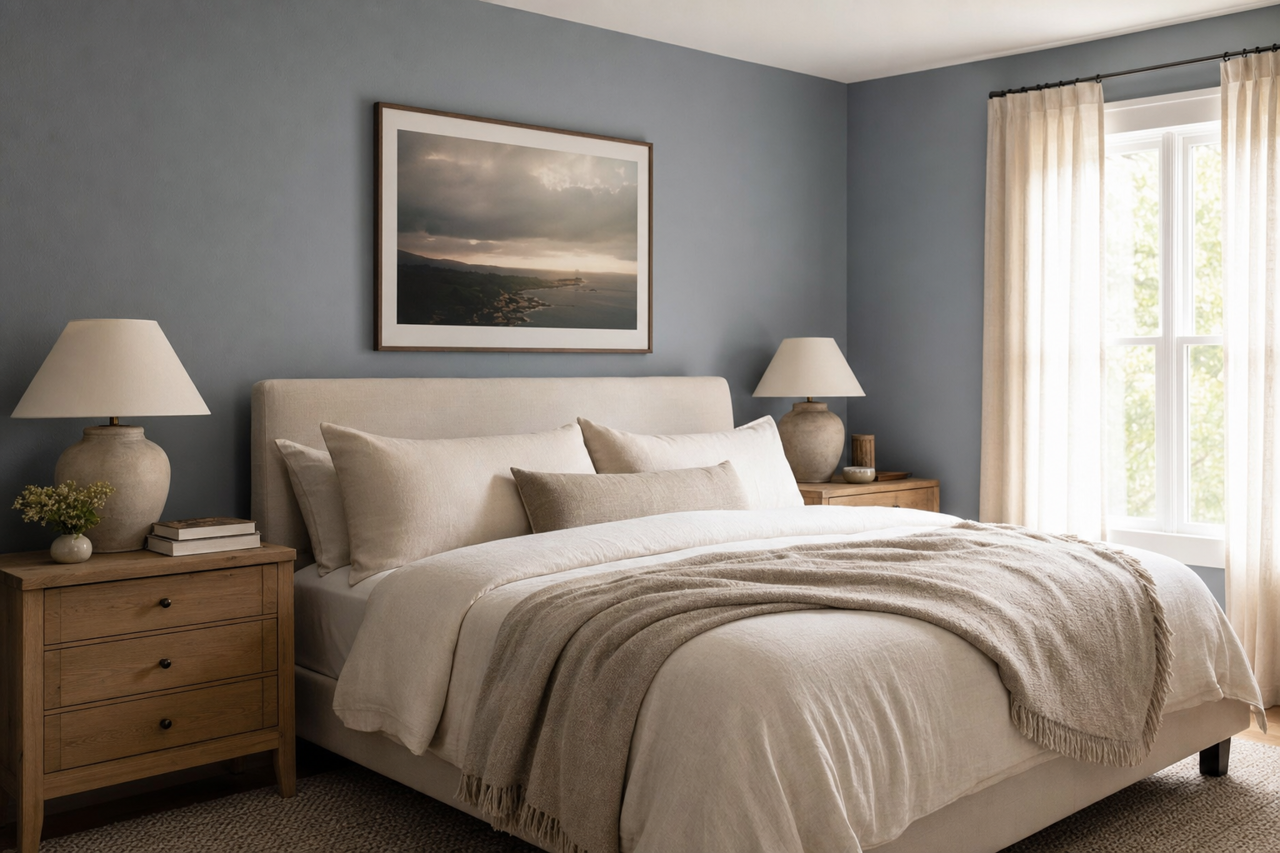 Magnet Dapple by Valspar on interiors