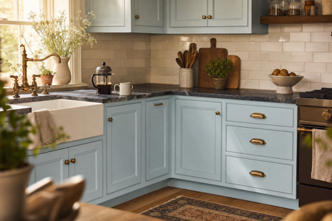 Schoolboy Blue by Valspar