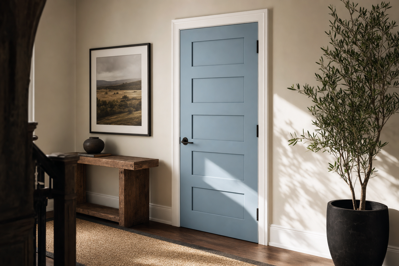 Nostalgia by Valspar on interior-doors