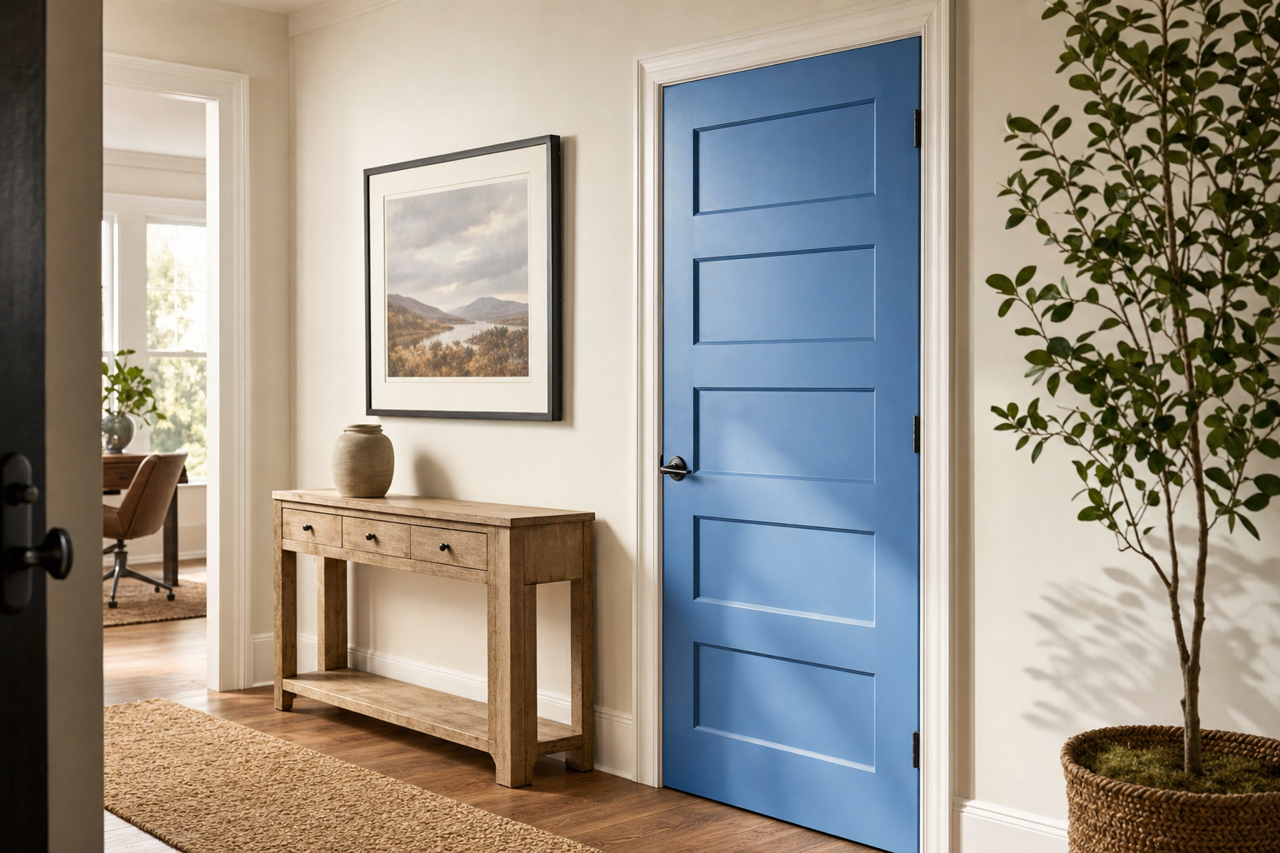 Wellspring by Valspar on interior-doors
