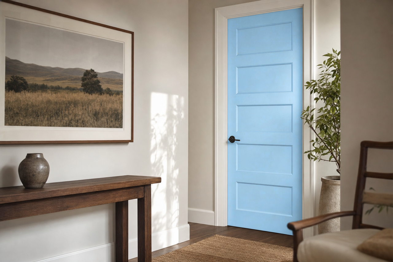 Slumber by Valspar on interior-doors