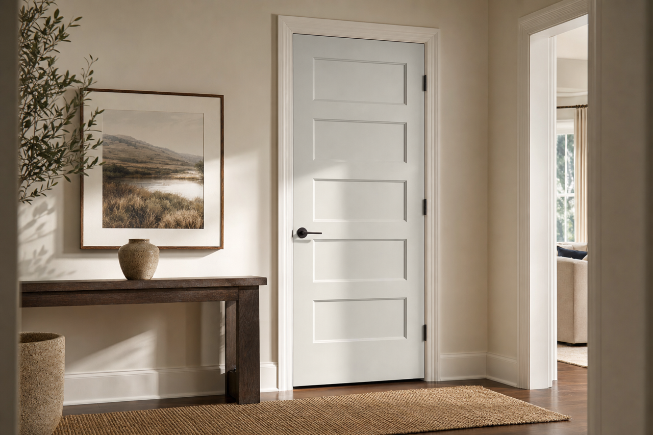 Bay Waves by Valspar on interior-doors