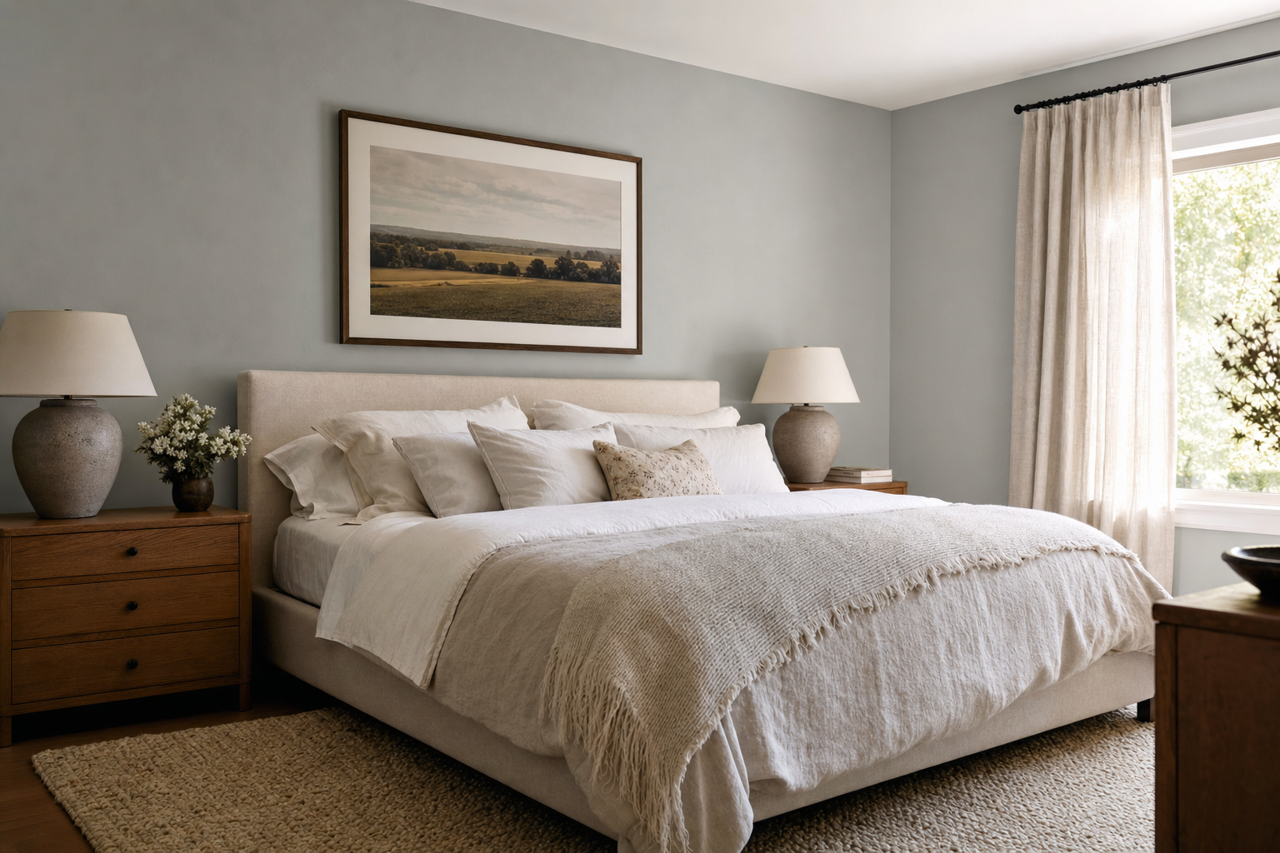 Polished Silver by Valspar on interiors