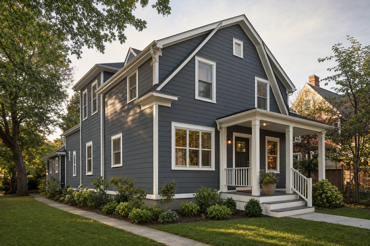 Dutch Licorice by Valspar on exterior