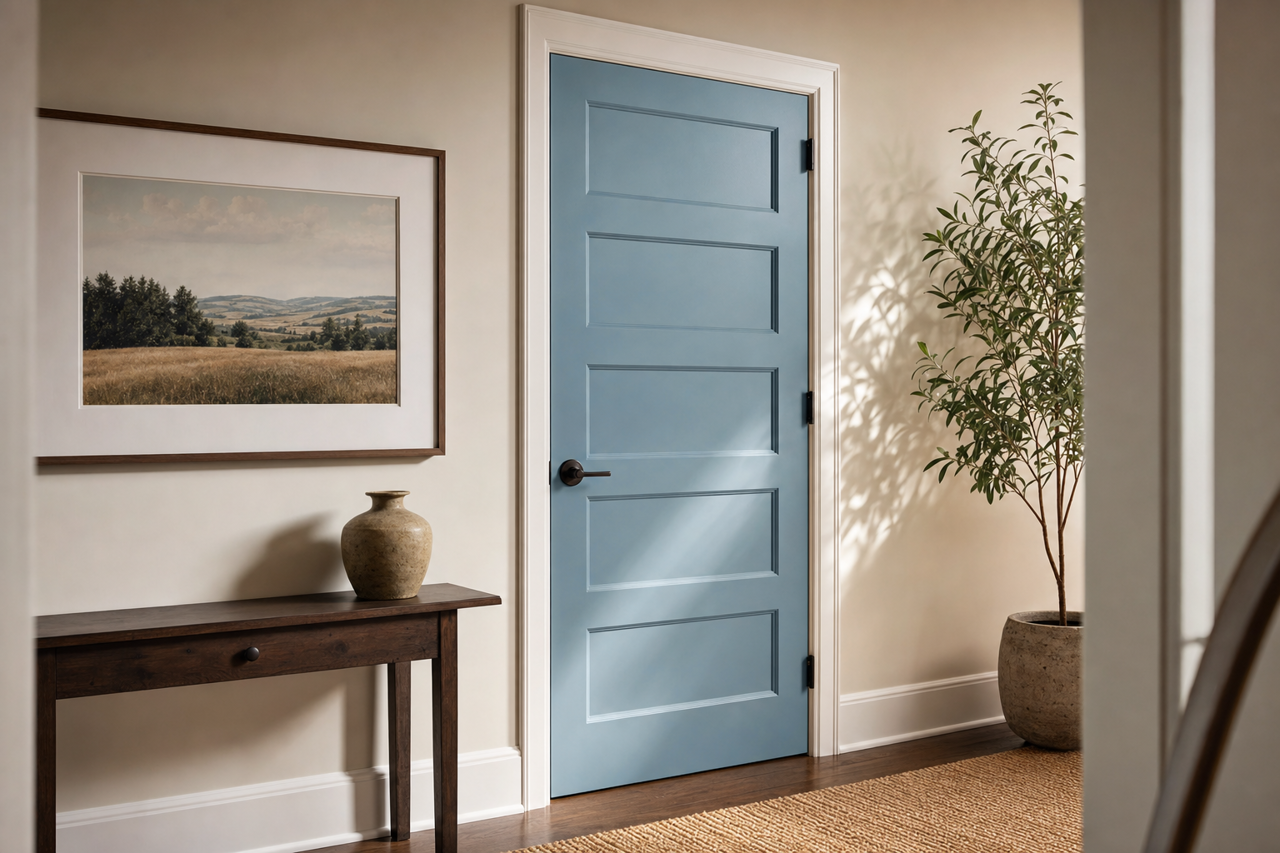 Brookside by Valspar on interior-doors