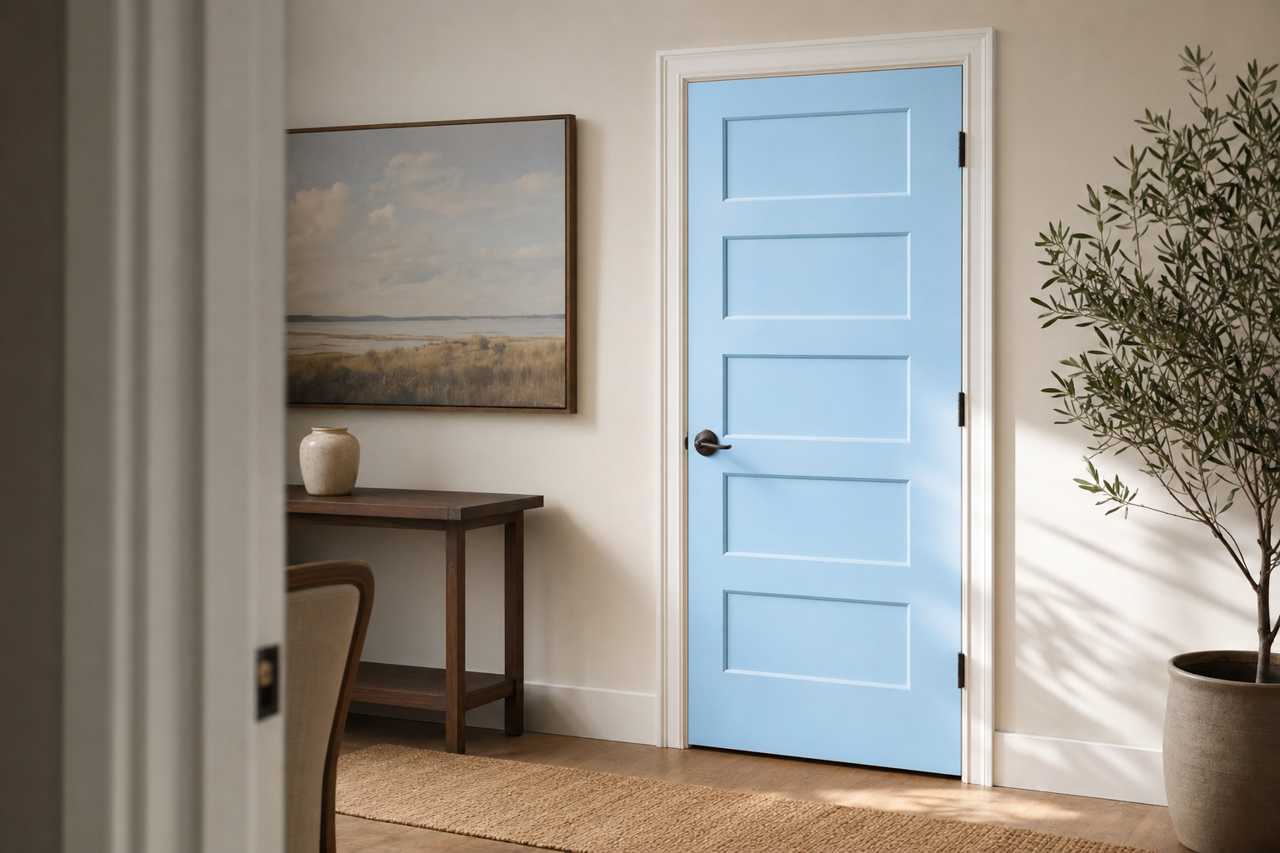 Encounter by Valspar on interior-doors