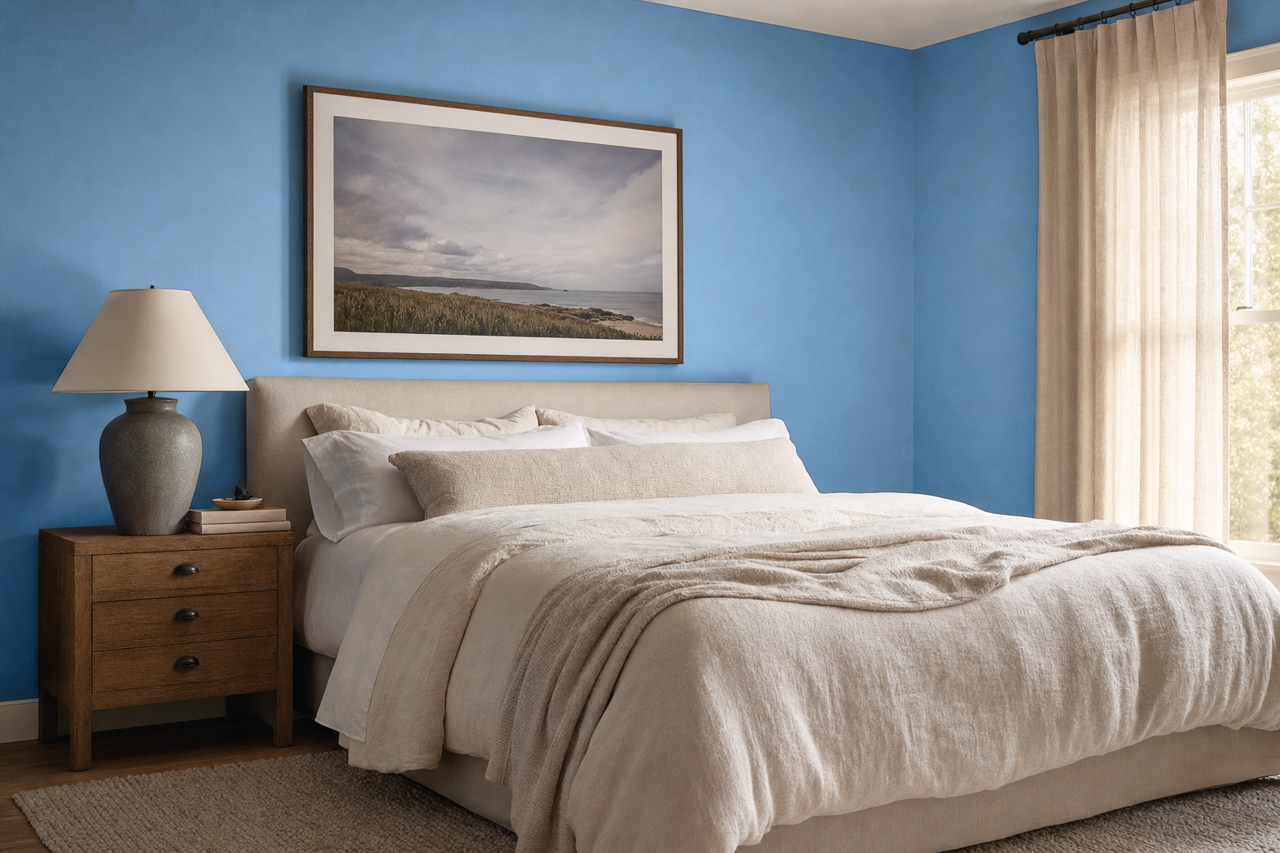Enchanted Sea by Valspar on interiors
