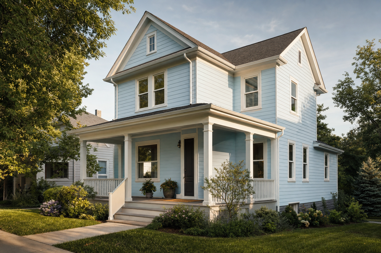 Skywriter by Valspar on exterior
