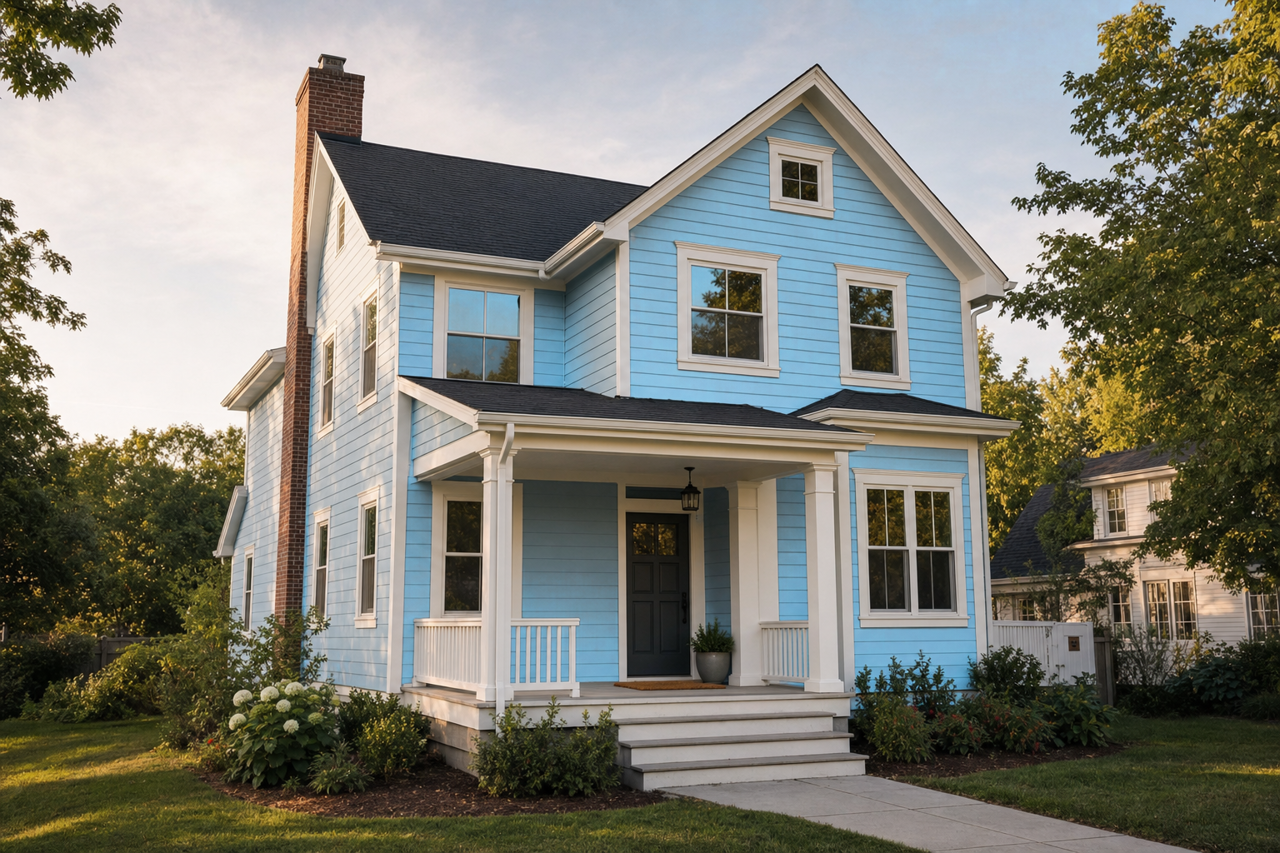 Billow by Valspar on exterior