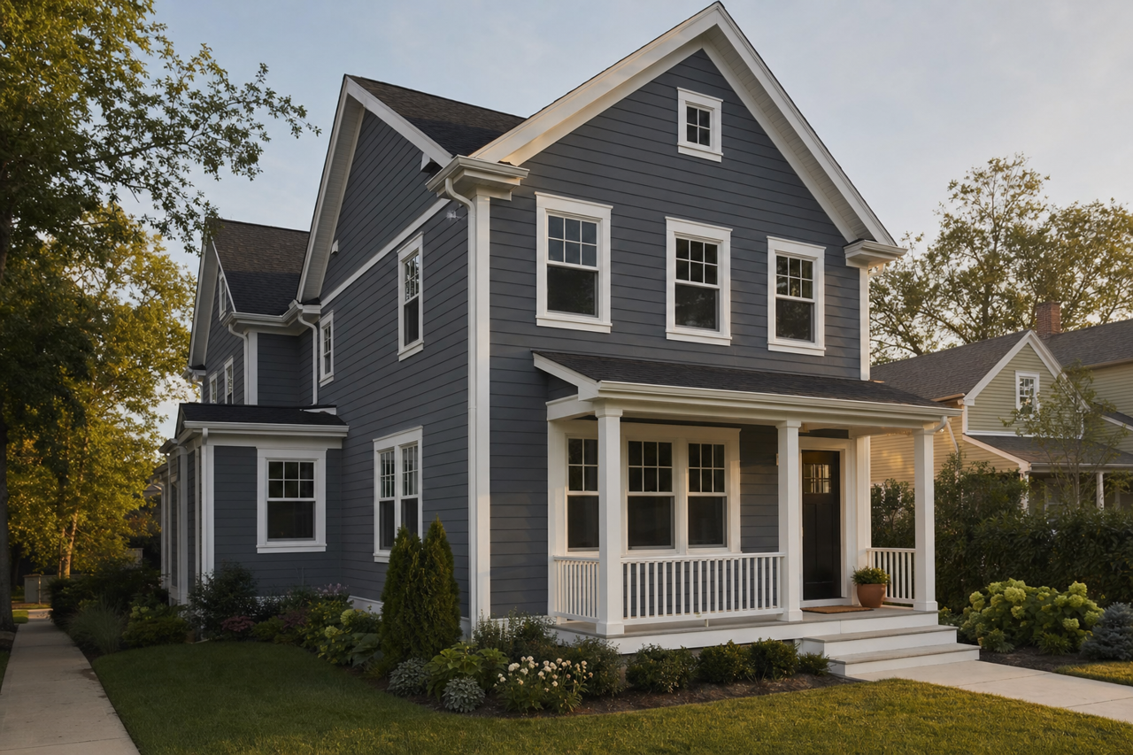Volcanic Ash by Valspar on exterior