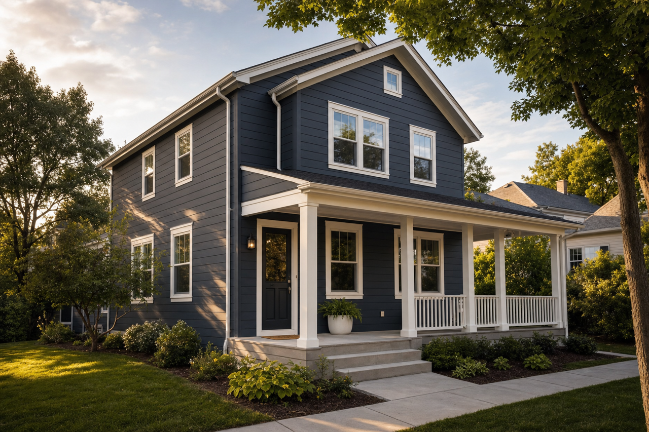 Royal Navy by Valspar on exterior