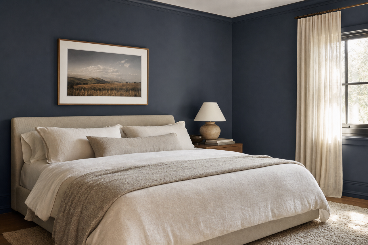 Royal Navy by Valspar on interiors