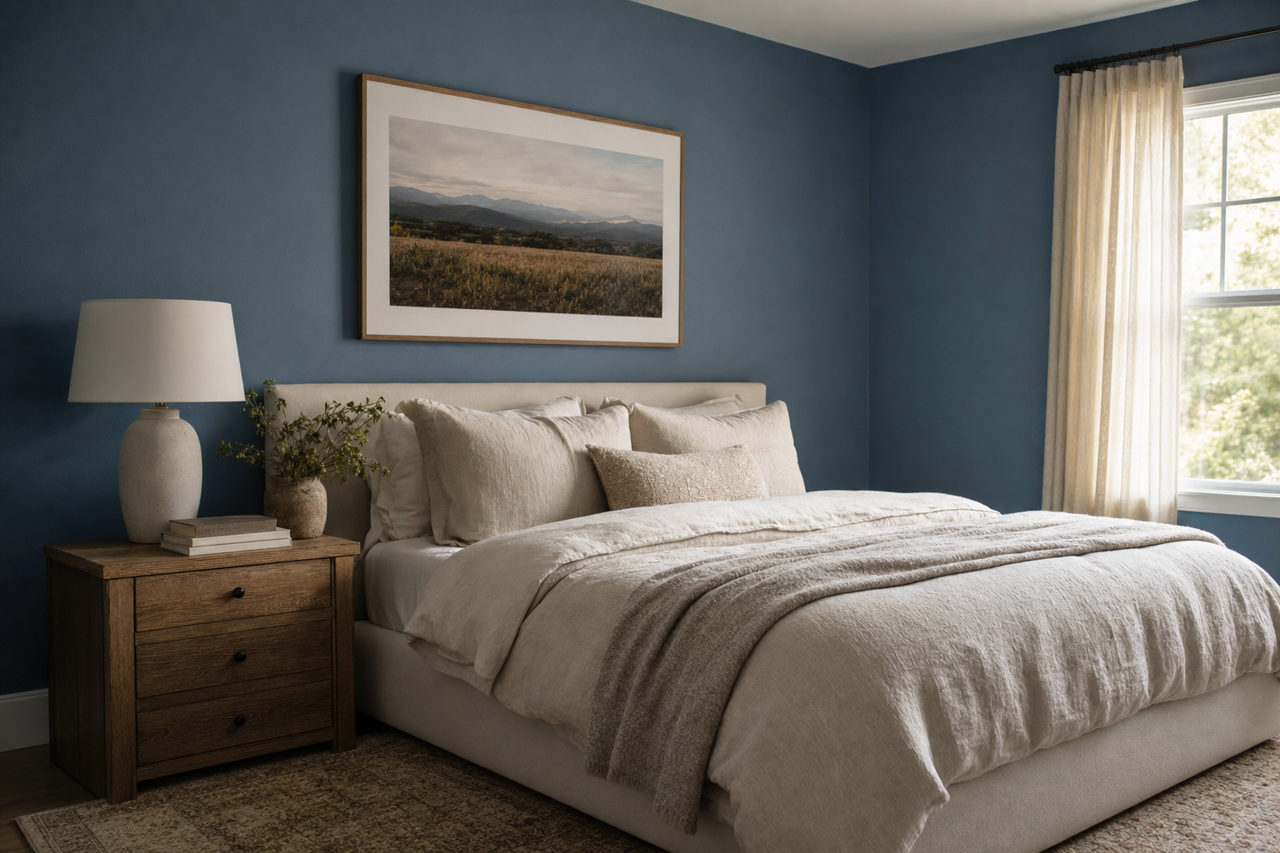 Azure Jazz by Valspar on interiors