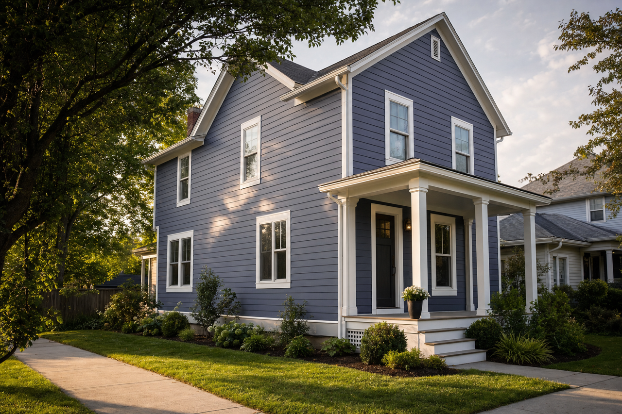 Mystified by Valspar on exterior