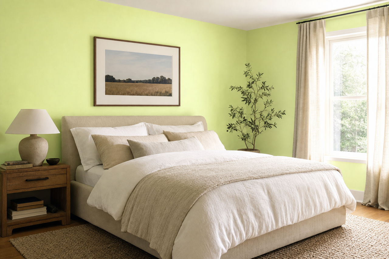 Neon by Benjamin Moore on interiors