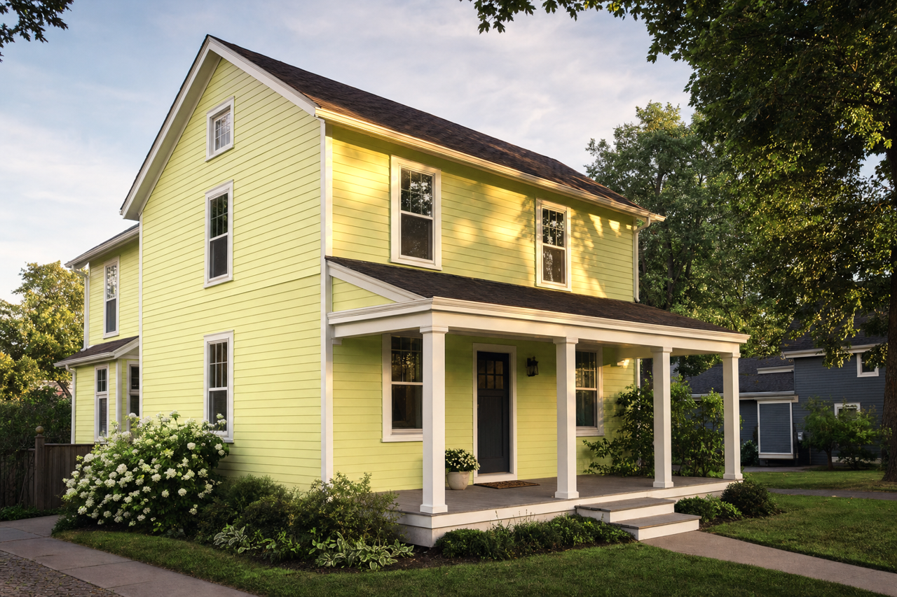 Candy by Benjamin Moore on exterior