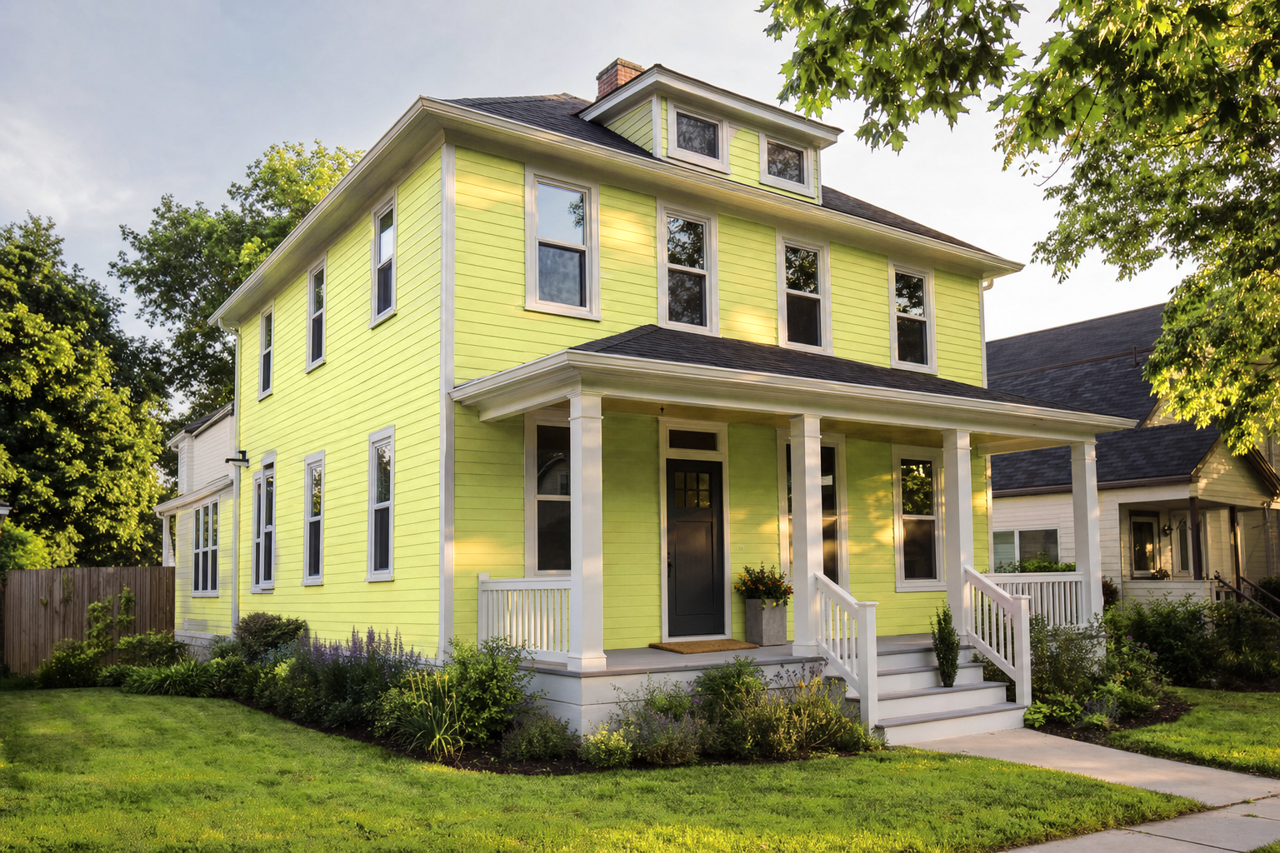 Electric by Benjamin Moore on exterior