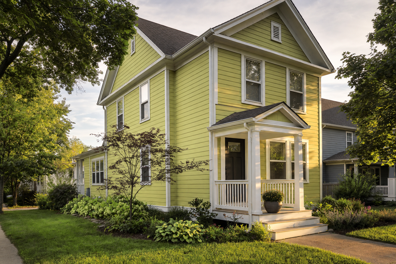 Perennial by Benjamin Moore on exterior