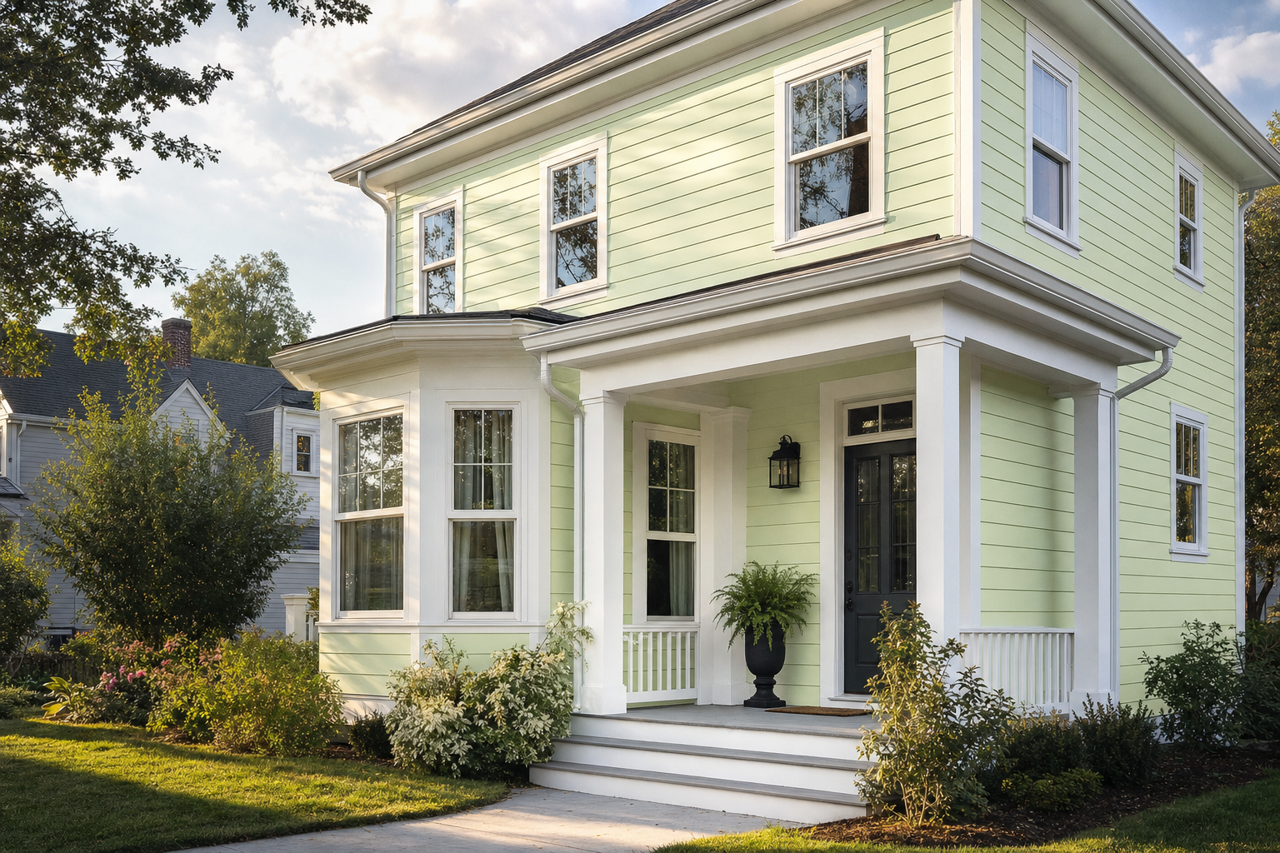 Light by Benjamin Moore on exterior