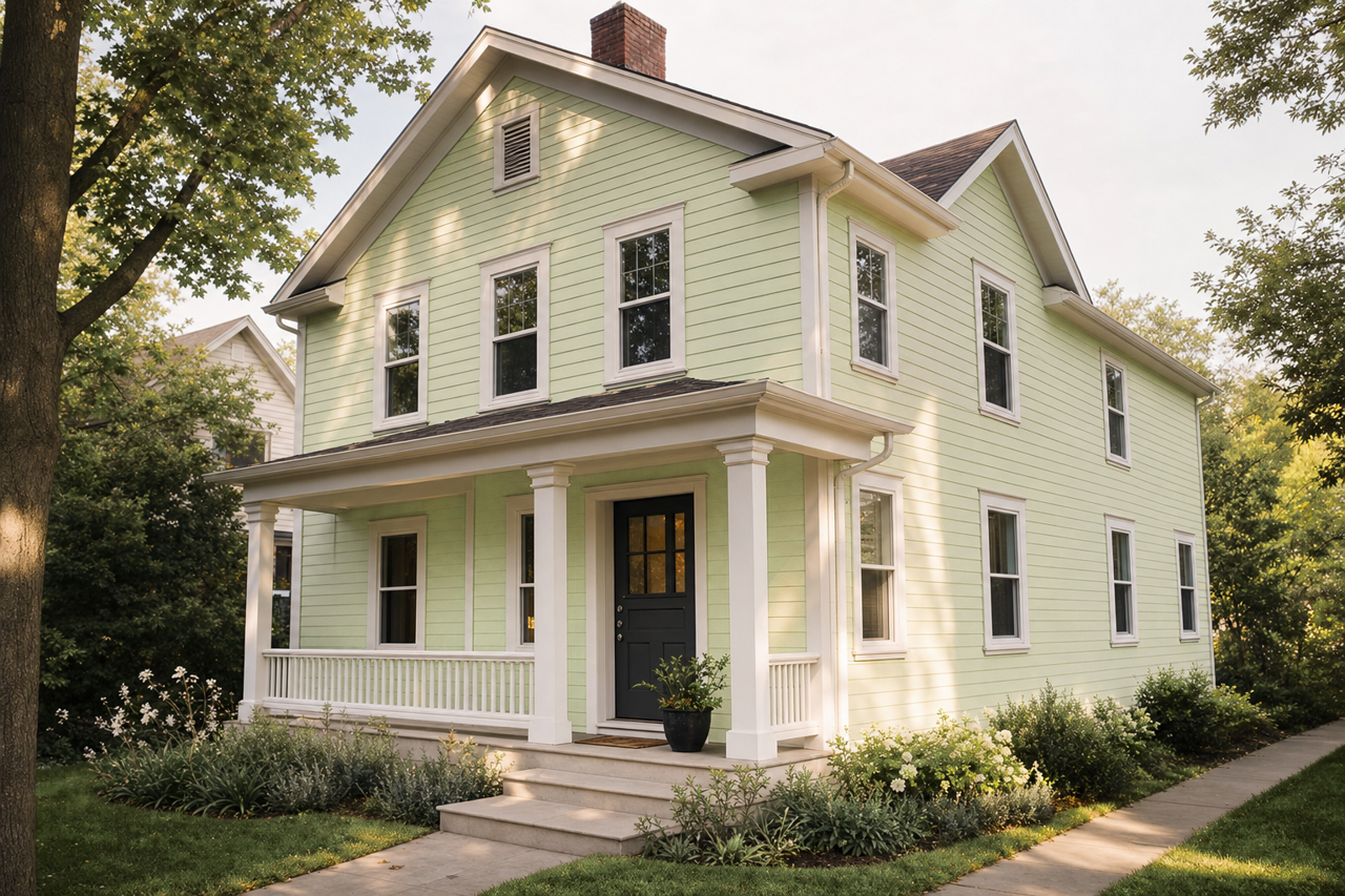 Apple by Benjamin Moore on exterior
