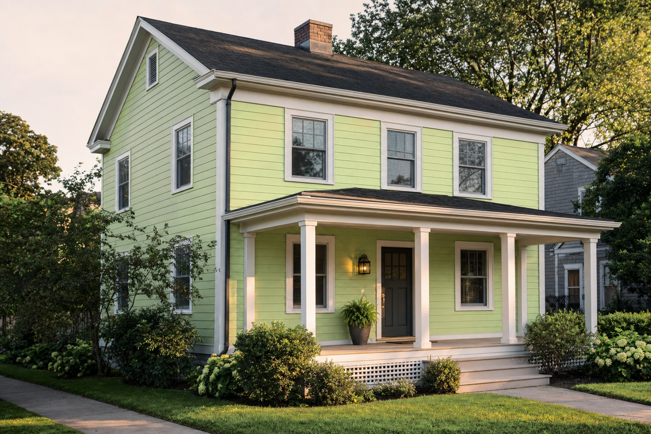 Celtic by Benjamin Moore on exterior