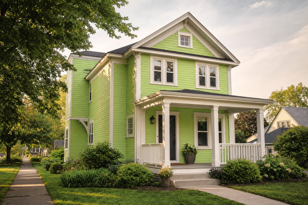 Springhill by Benjamin Moore on exterior