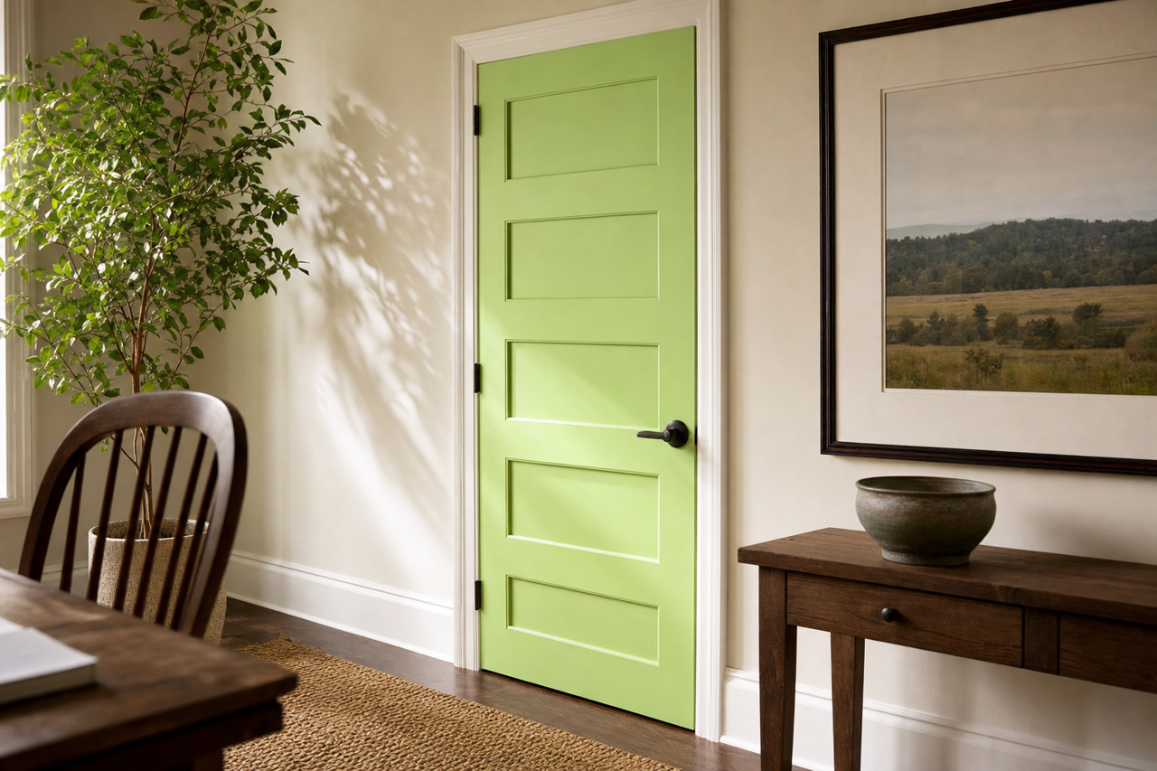 Springhill by Benjamin Moore on interior-doors