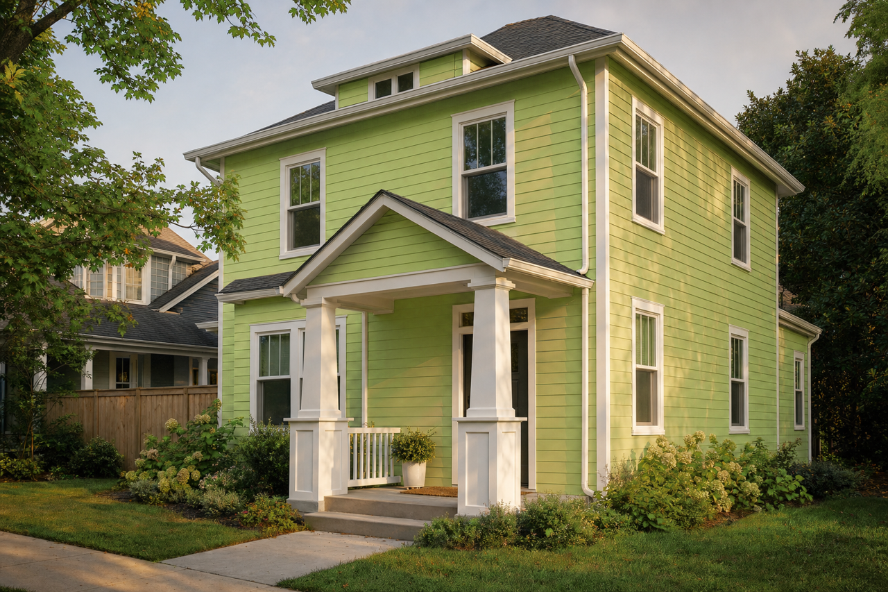 Blooming by Benjamin Moore on exterior
