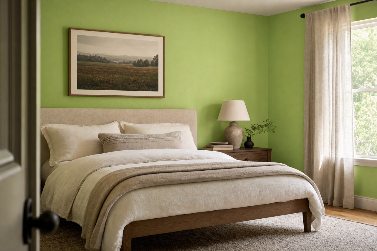 Blooming by Benjamin Moore on interiors