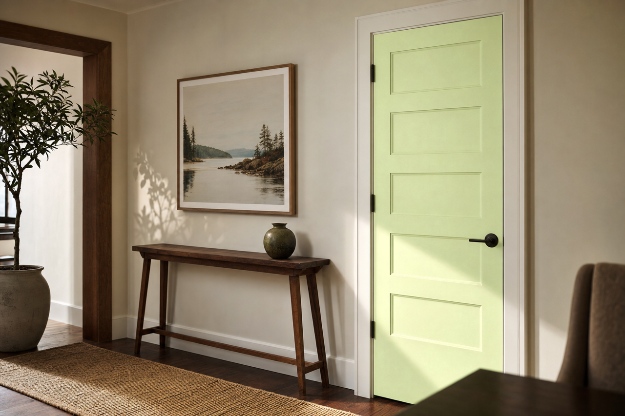 Riverdale by Benjamin Moore on interior-doors