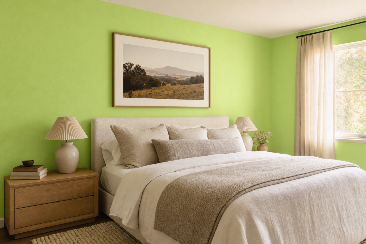 Willow by Benjamin Moore on interiors
