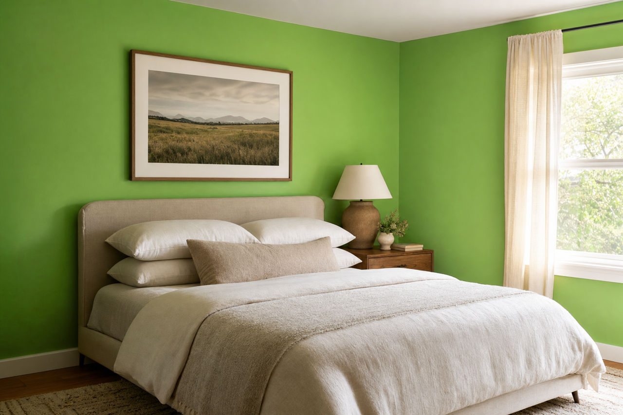 Apple Lime Cocktail by Benjamin Moore on interiors
