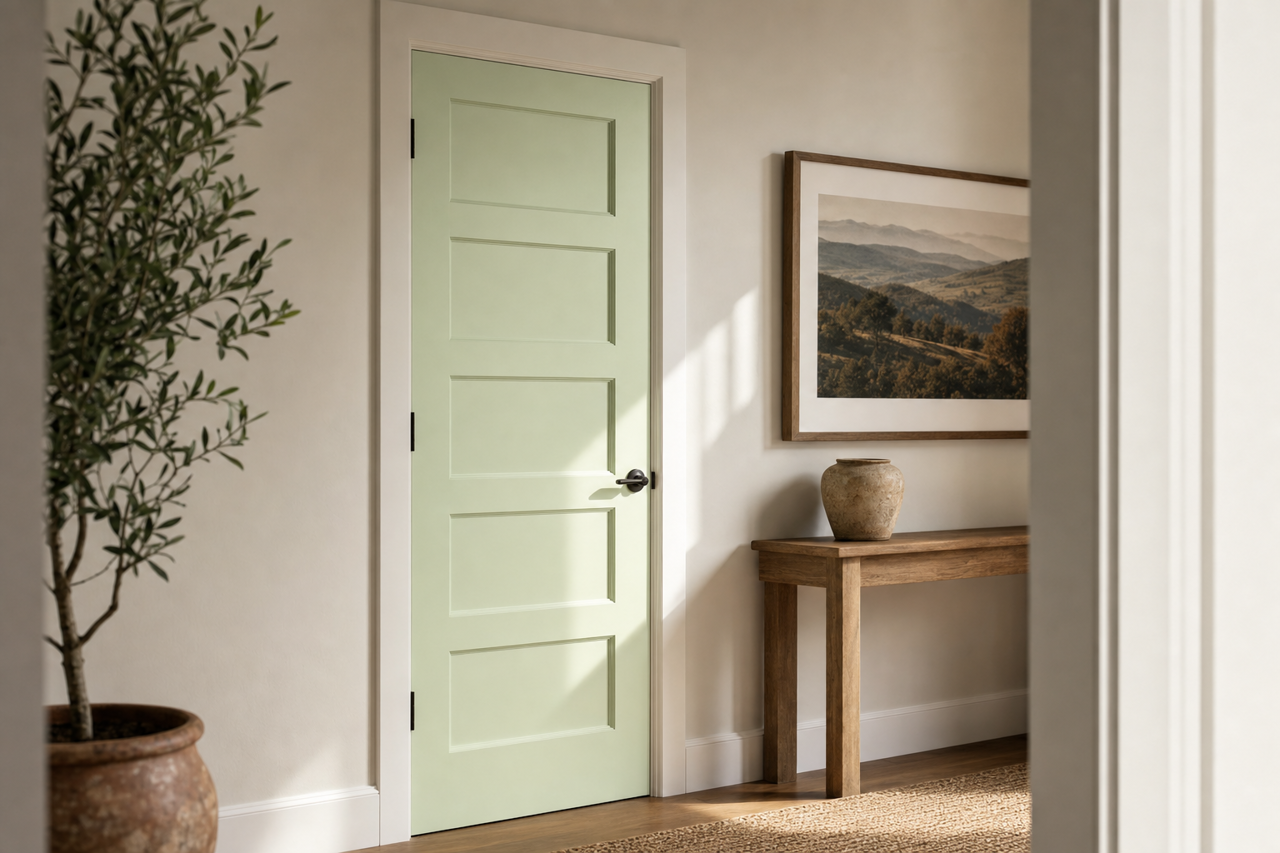 New Retro by Benjamin Moore on interior-doors