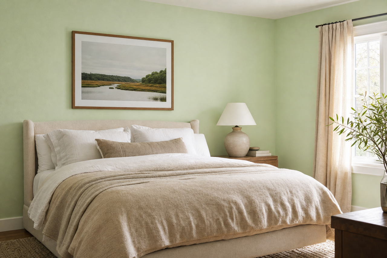 New Retro by Benjamin Moore on interiors