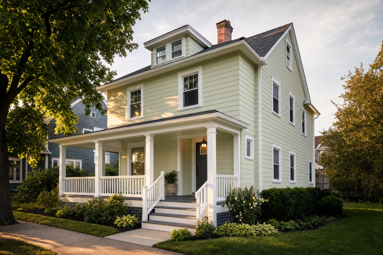 Garland by Benjamin Moore on exterior