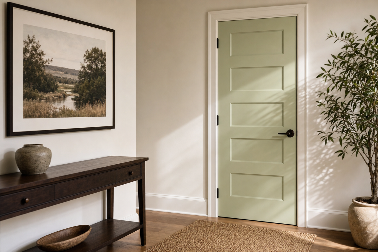Landscape by Benjamin Moore on interior-doors