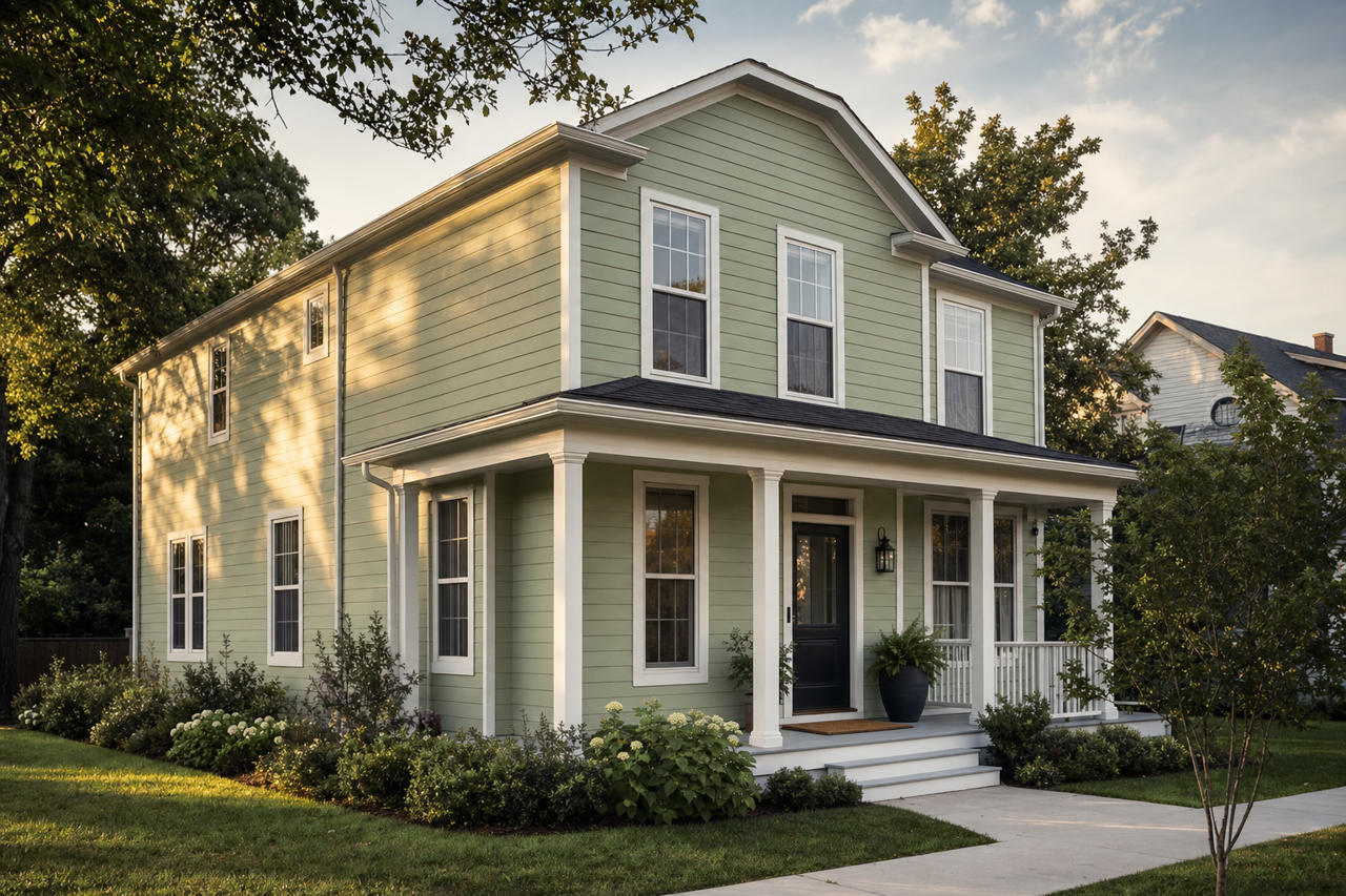 Central by Benjamin Moore on exterior