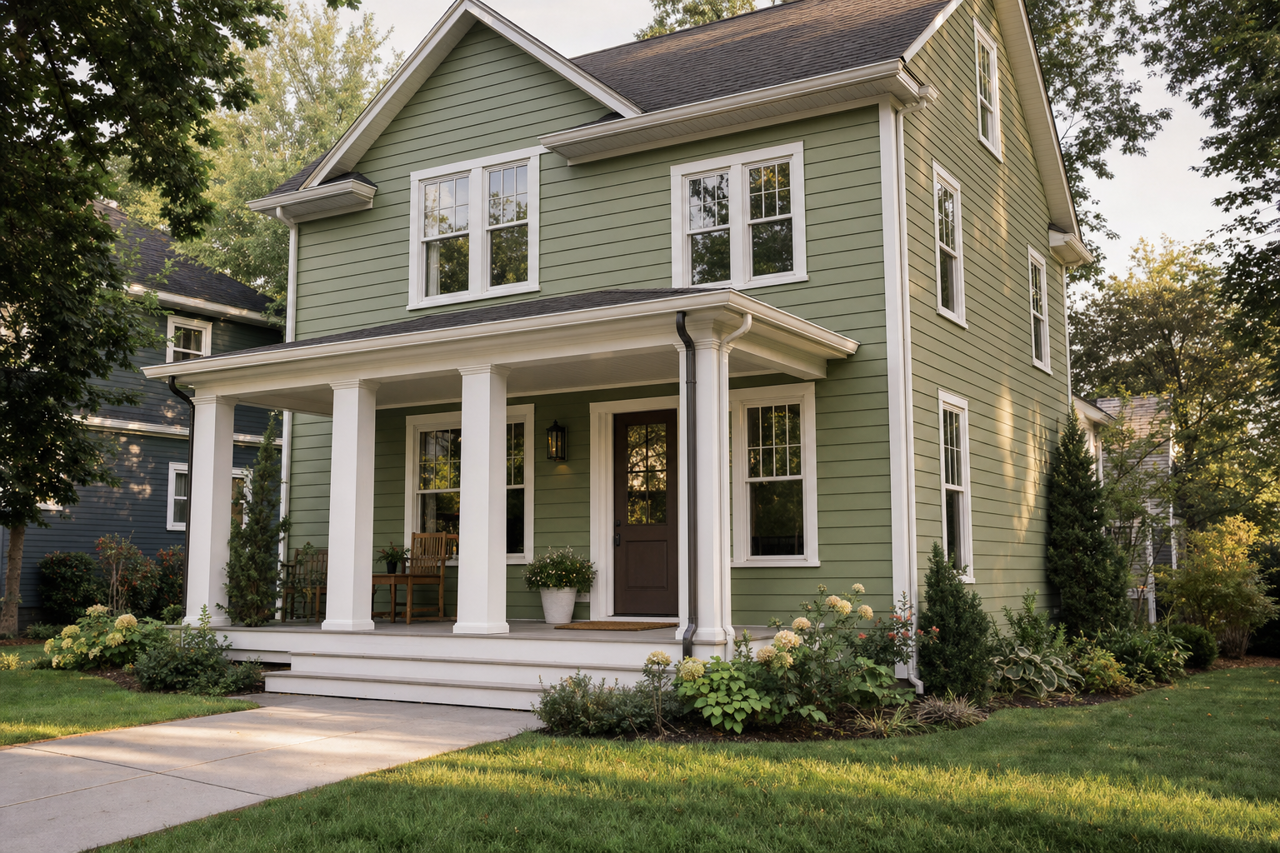Forest by Benjamin Moore on exterior