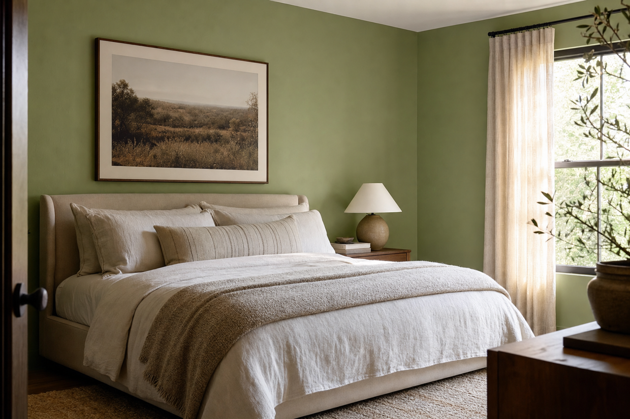 Forest by Benjamin Moore on interiors