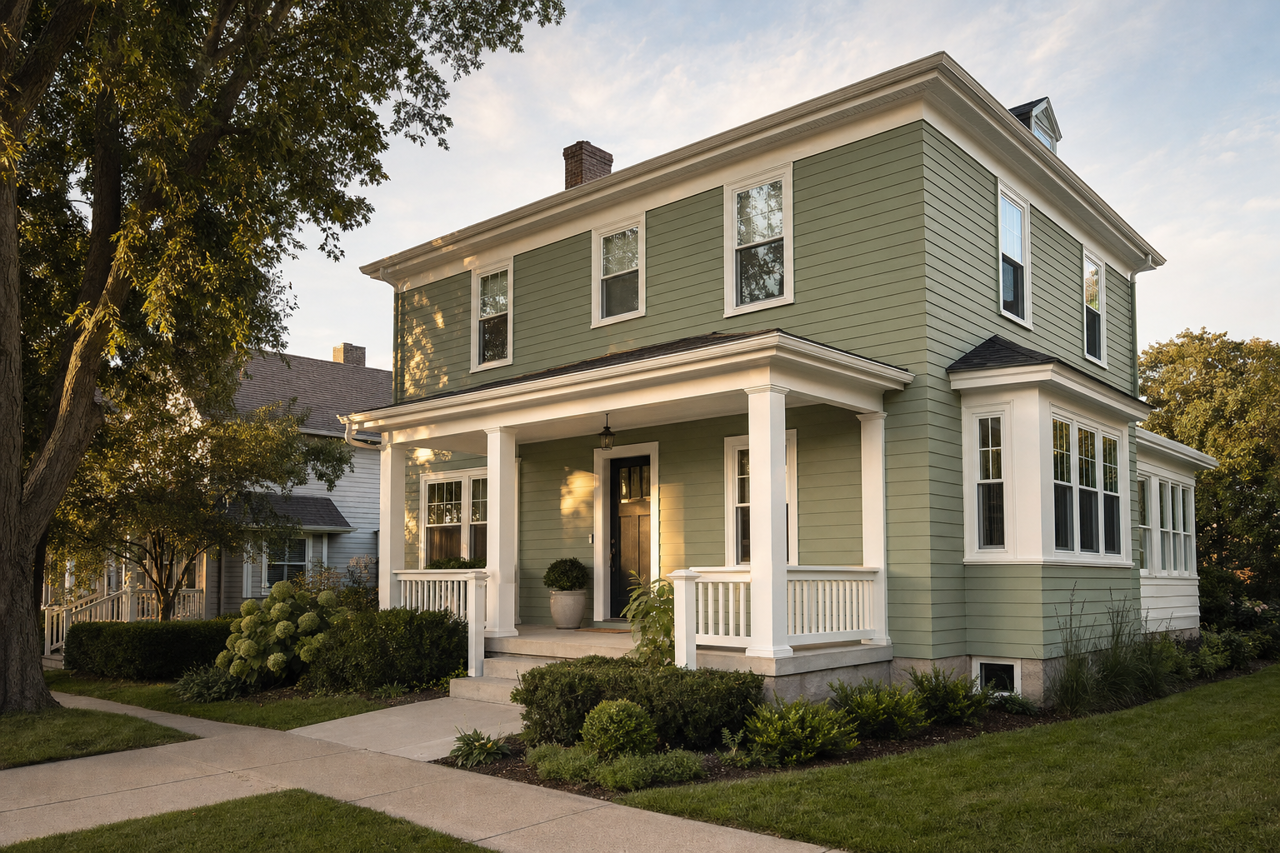 Land of Liberty by Benjamin Moore on exterior