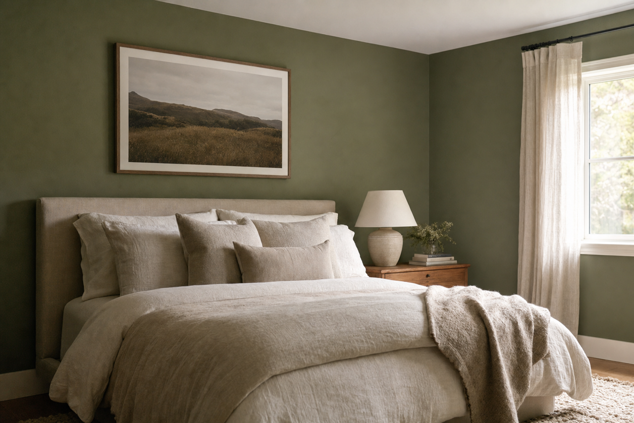 Alligator Alley by Benjamin Moore on interiors