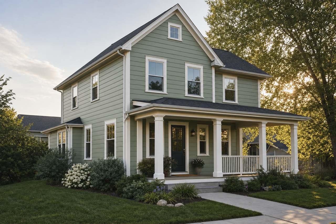 Greenwich by Benjamin Moore on exterior