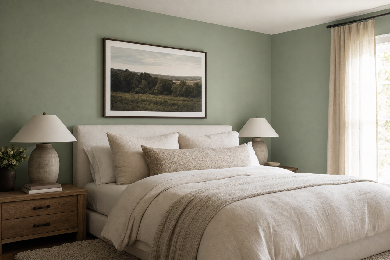 Greenwich by Benjamin Moore on interiors