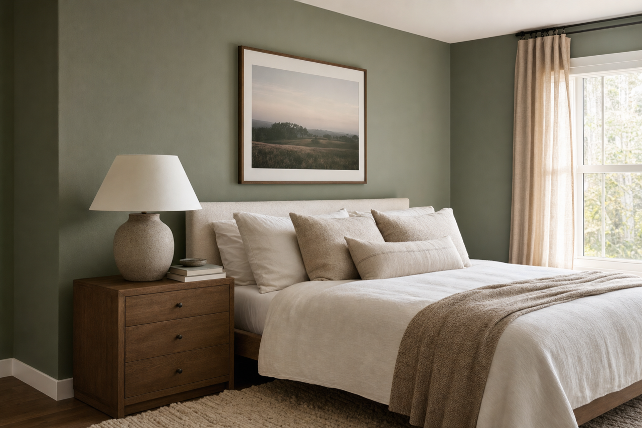 Pinelands by Benjamin Moore on interiors