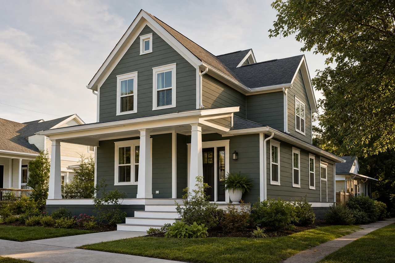 Dakota by Benjamin Moore on exterior